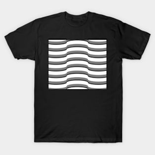 Op Art White 7632 T-Shirt